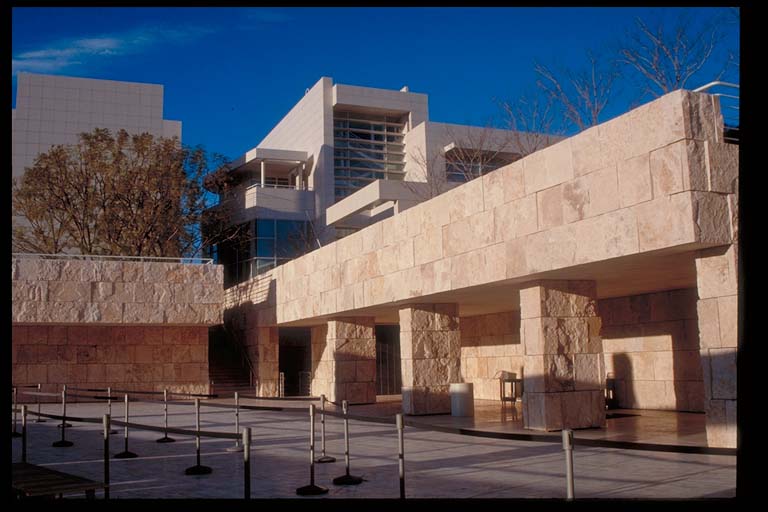 View NE to North Bldg from tram plaza