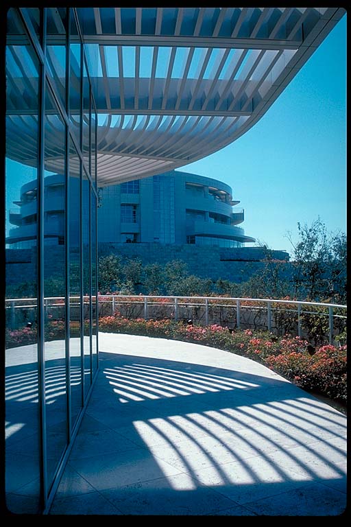 West Terrace of Cafe, view SW to Research Institute