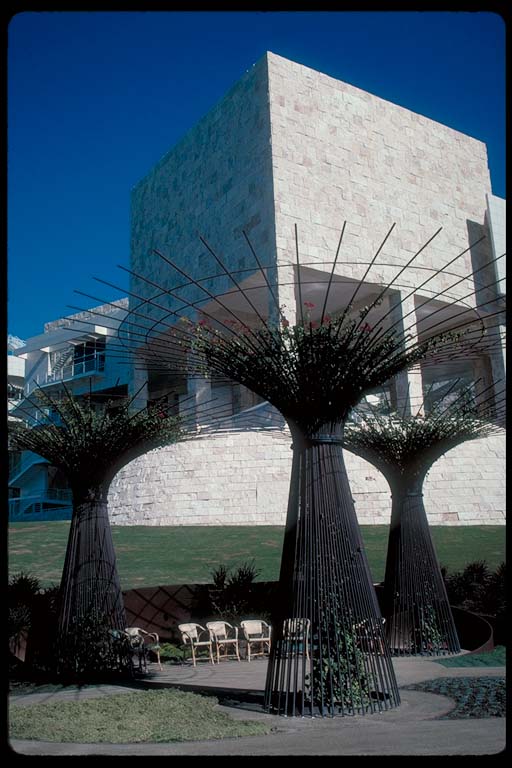 Central Garden Terrace, view NE to Exhibition Building