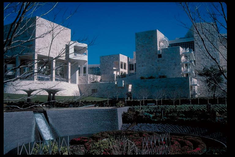 View of Museum Bldgs from Central Garden