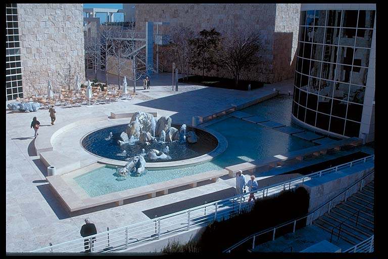 Museum Courtyard,view east of fountain 