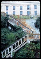 Stairs outside Cellhouse and Officer's Quarters, Alcatraz