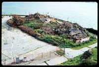 Parade Ground with Ruins of Apartments, Alcatraz
