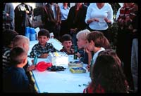 Alec Blowing out his Birthday Candles