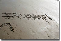 Sand Writing