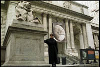 Jennifer at the New York Public Library