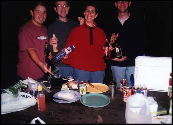 Yuppie Camping Food; Photo by J.Galbraith