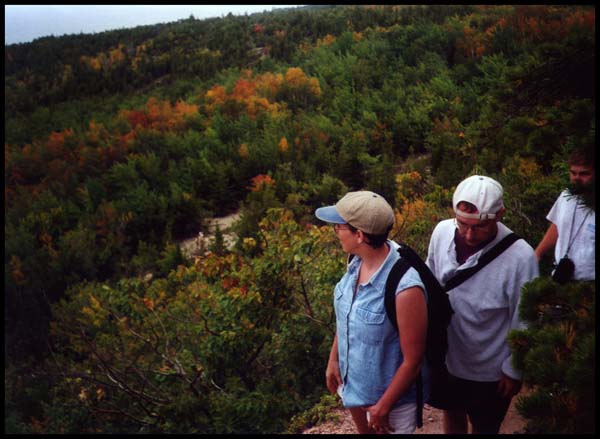 Climbing the Beehive; Photo by J.Galbraith
