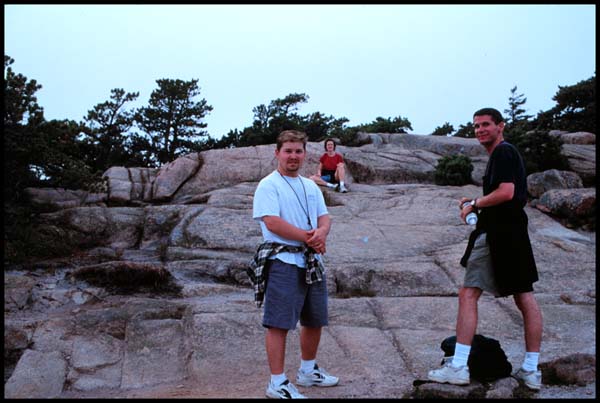 Heath, Galbraith & Eric at the Beehive summit; Photo by J.Giannini