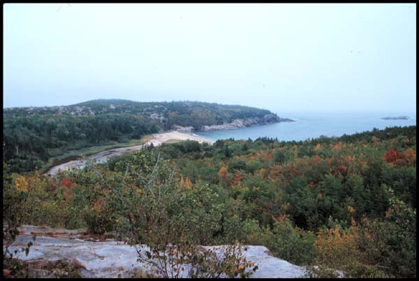 View from the Beehive, Acadia; Photo by J.Giannini