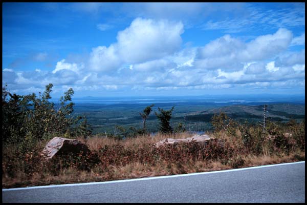 View from Cadillac Mountain access road