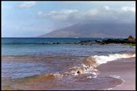 Kihei, view of West Maui mountains